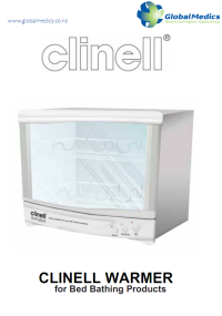 Clinell warmer brochure Clinell Warmer brochure